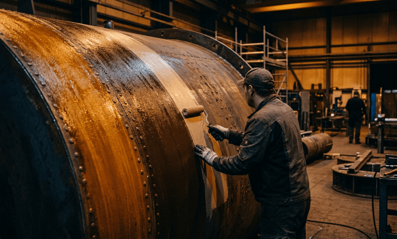 Adhesive System — HAW rubber lining process