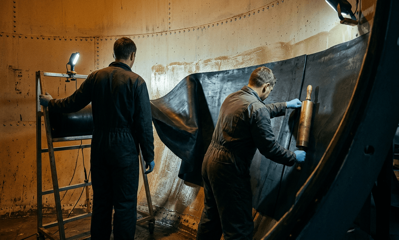 Rubber Application — HAW rubber lining process