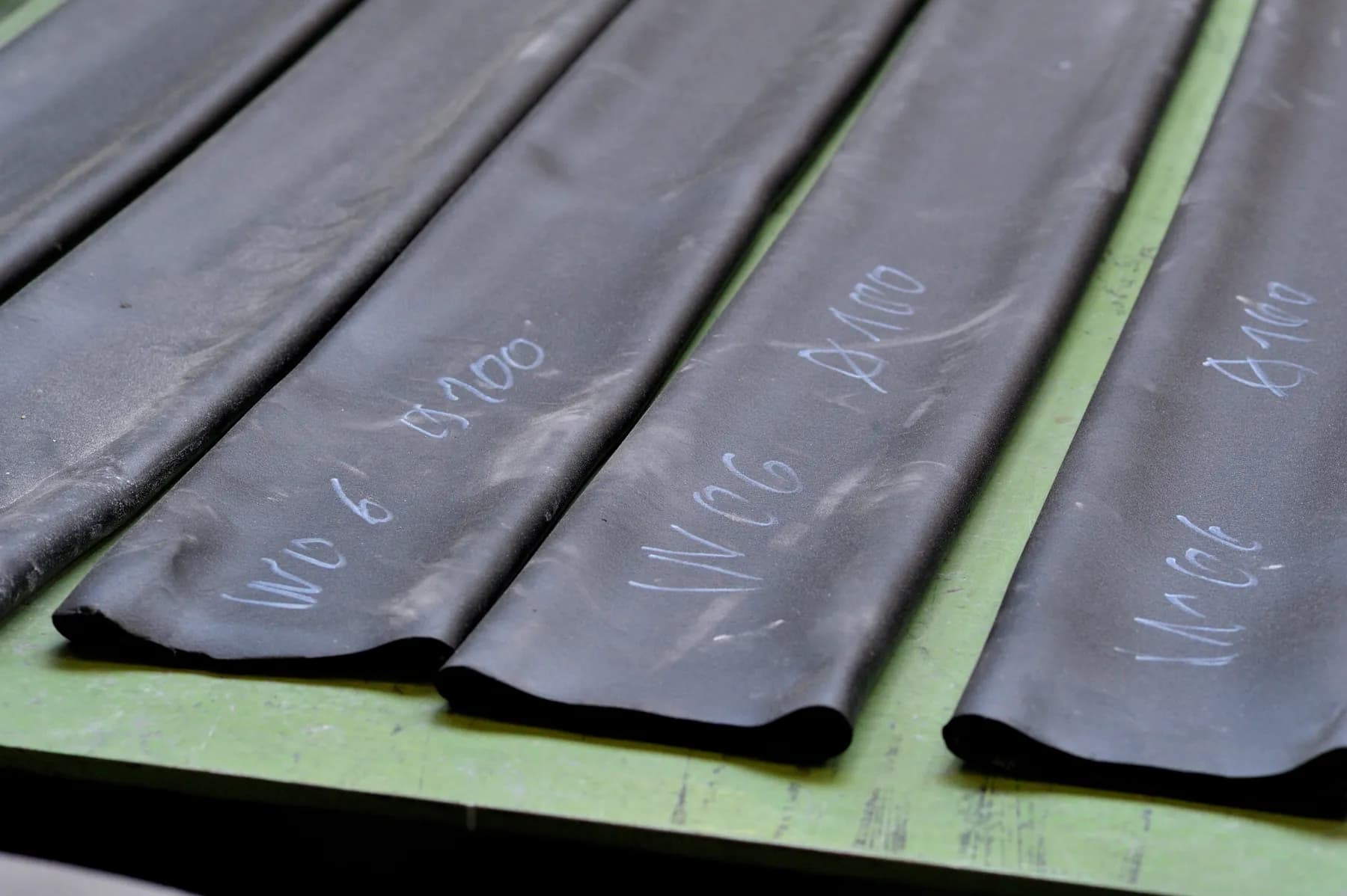 Rubber Lining Sheet, Chalk-Labelled